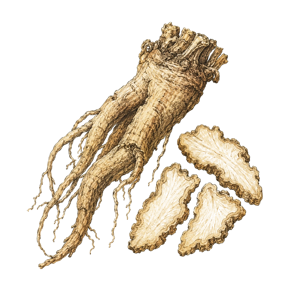 Dang Gui / Angelica sinensis root herb image