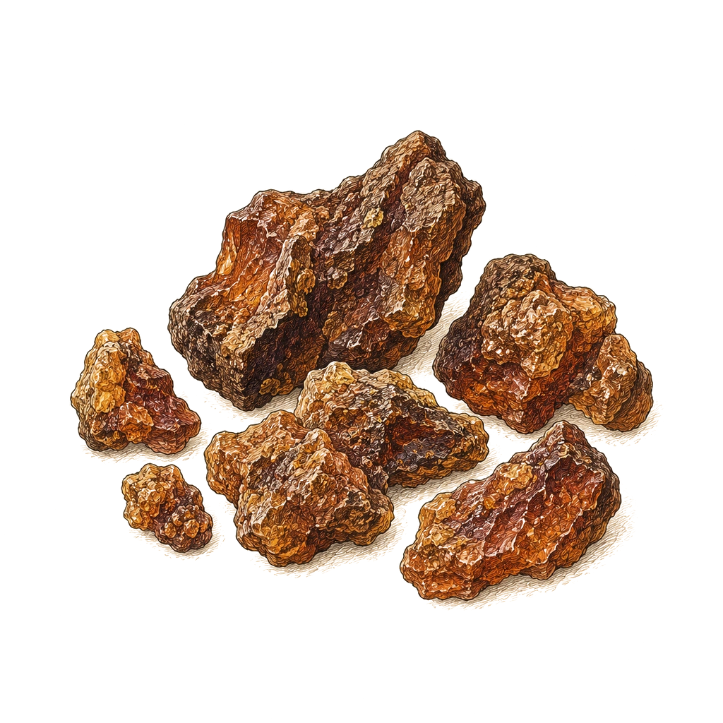 Mo Yao / Myrrh resin herb image