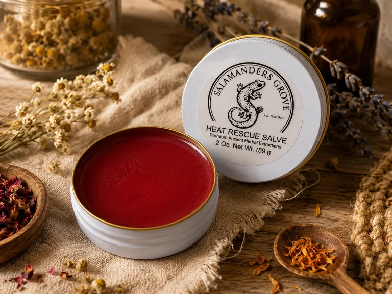 Heat Rescue rub jar