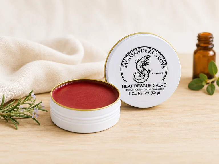 Heat Rescue rub jar